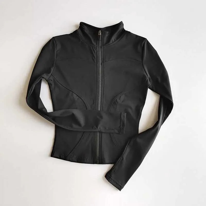 ModeGeist | Damen Langarm Zip Up Activewear Jacke