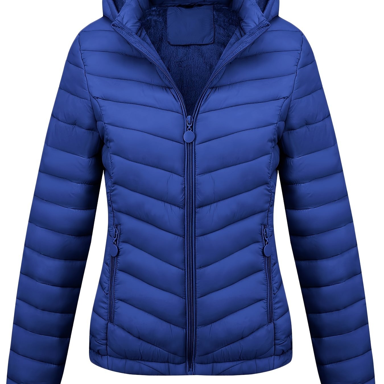 ModeGeist | Zipfeljacke mit Kapuze und Schrägen Taschen