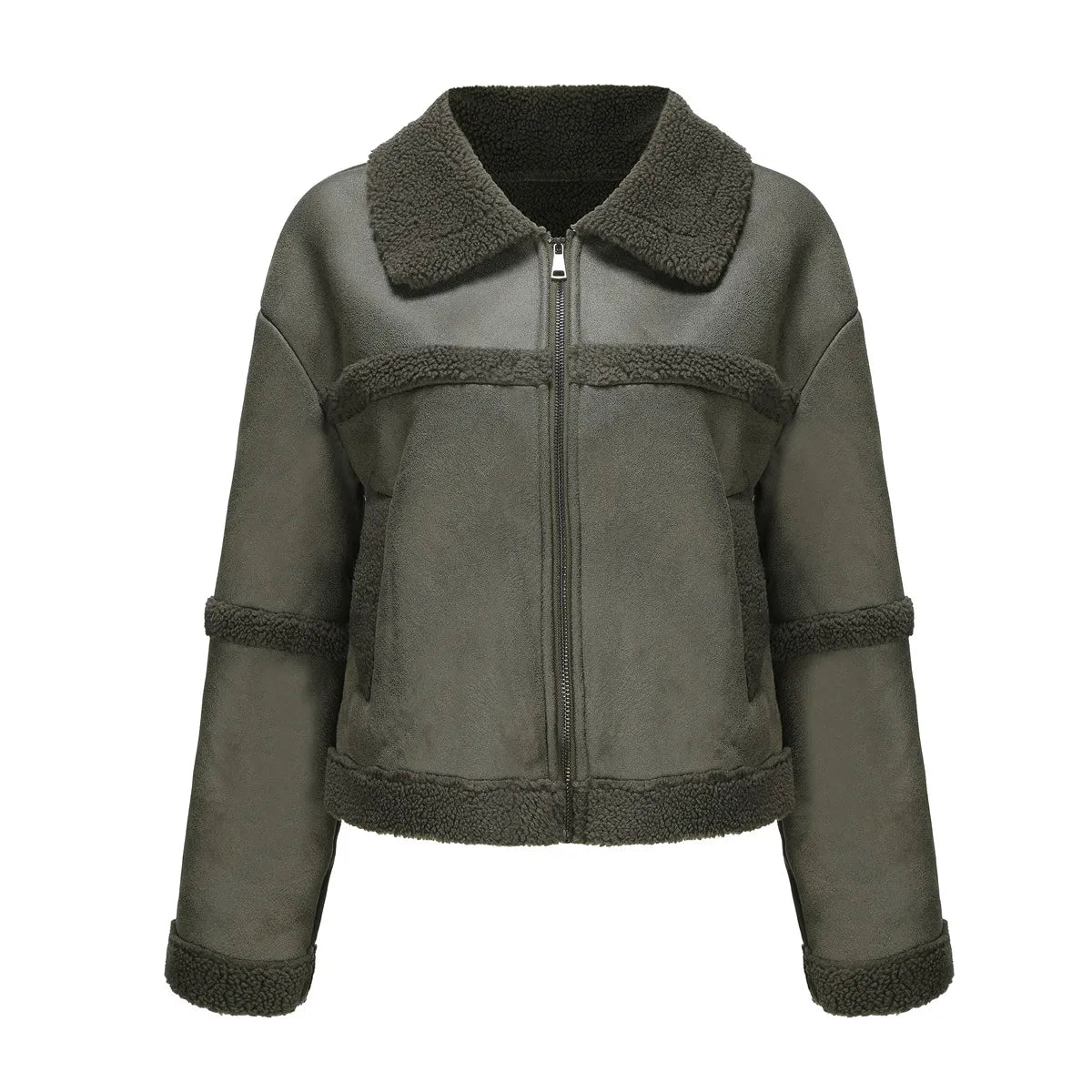 ModeGeist | Warme und trendige Fleecejacke für Damen