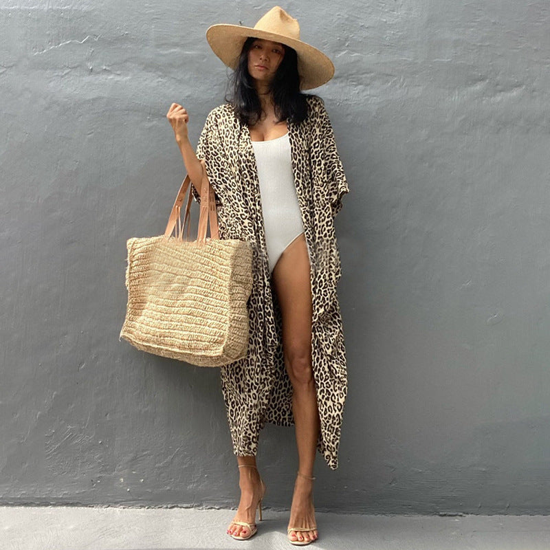 ModeGeist | Glamouröse Sonnenschutz Resort Strandkleid Cover Up