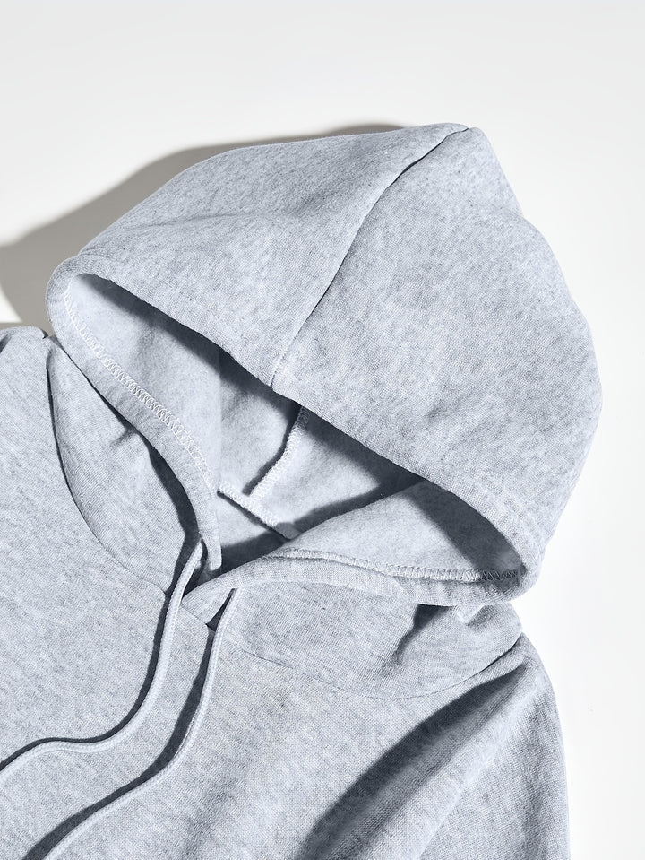 Baumwoll-Kapuzenpullover mit Statement-Print von Zara