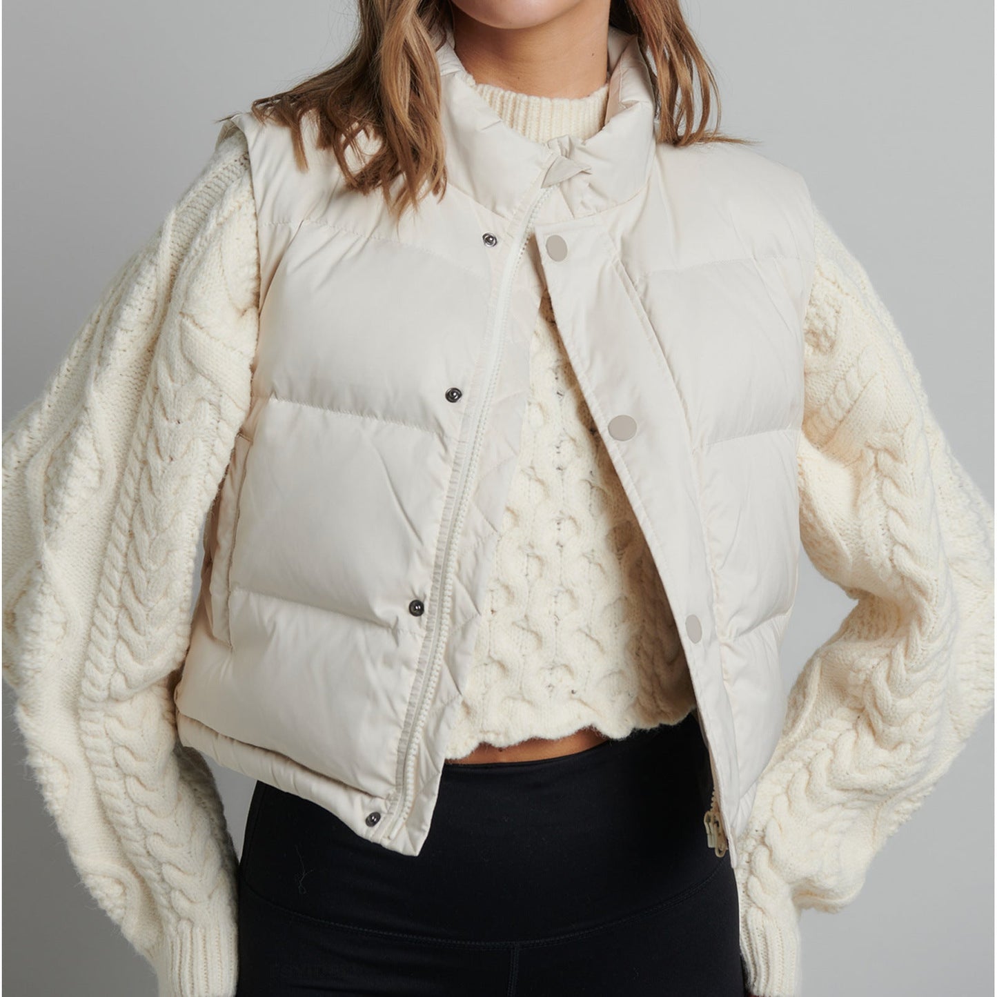 ModeGeist | Kurzjacke ohne Ärmel