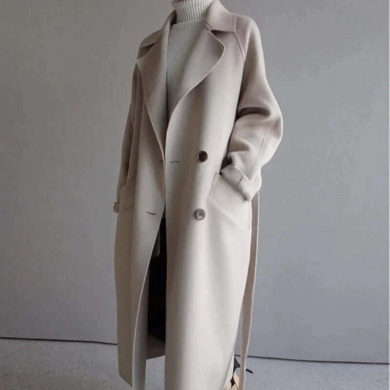 ModeGeist | Damen Oversized Gürtelmantel