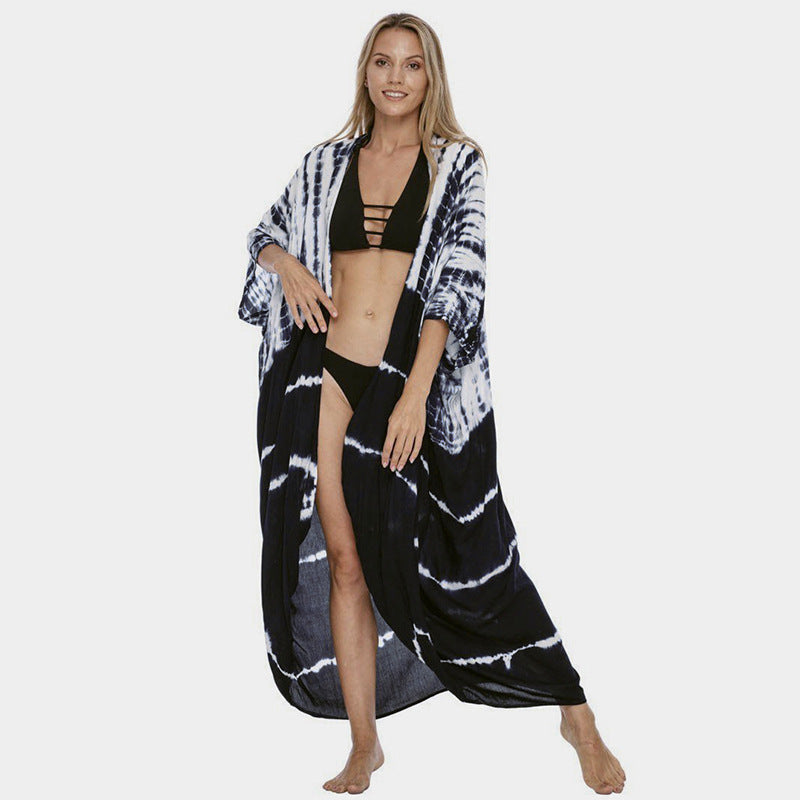 ModeGeist | Glamouröse Sonnenschutz Resort Strandkleid Cover Up