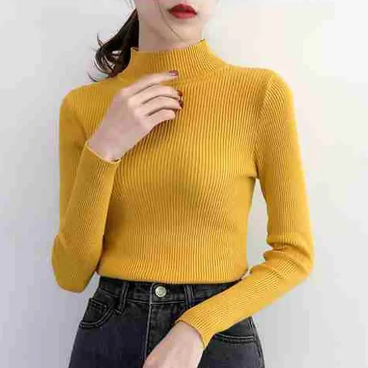 ModeGeist | gerippter Wollpullover für Damen