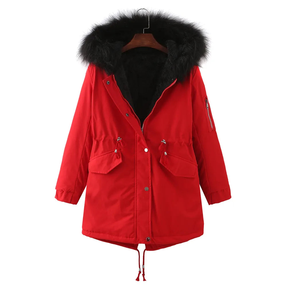 ModeGeist | Verdickte Winterjacke mit Fleecefutter