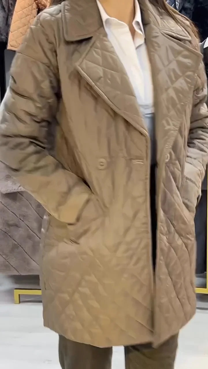 ModeGeist | Damen-Baumwolljacke mit Revers