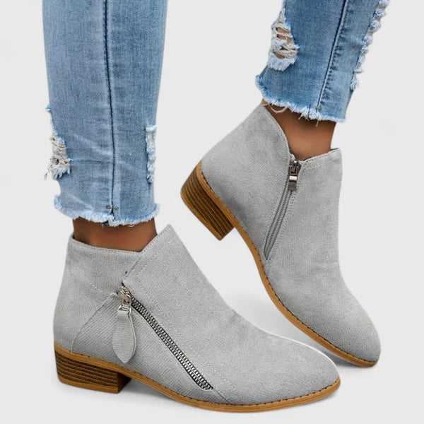 MODEGEIST Damen Stiefeletten mit Fußgewölbestütze und gepolsterter Sohle