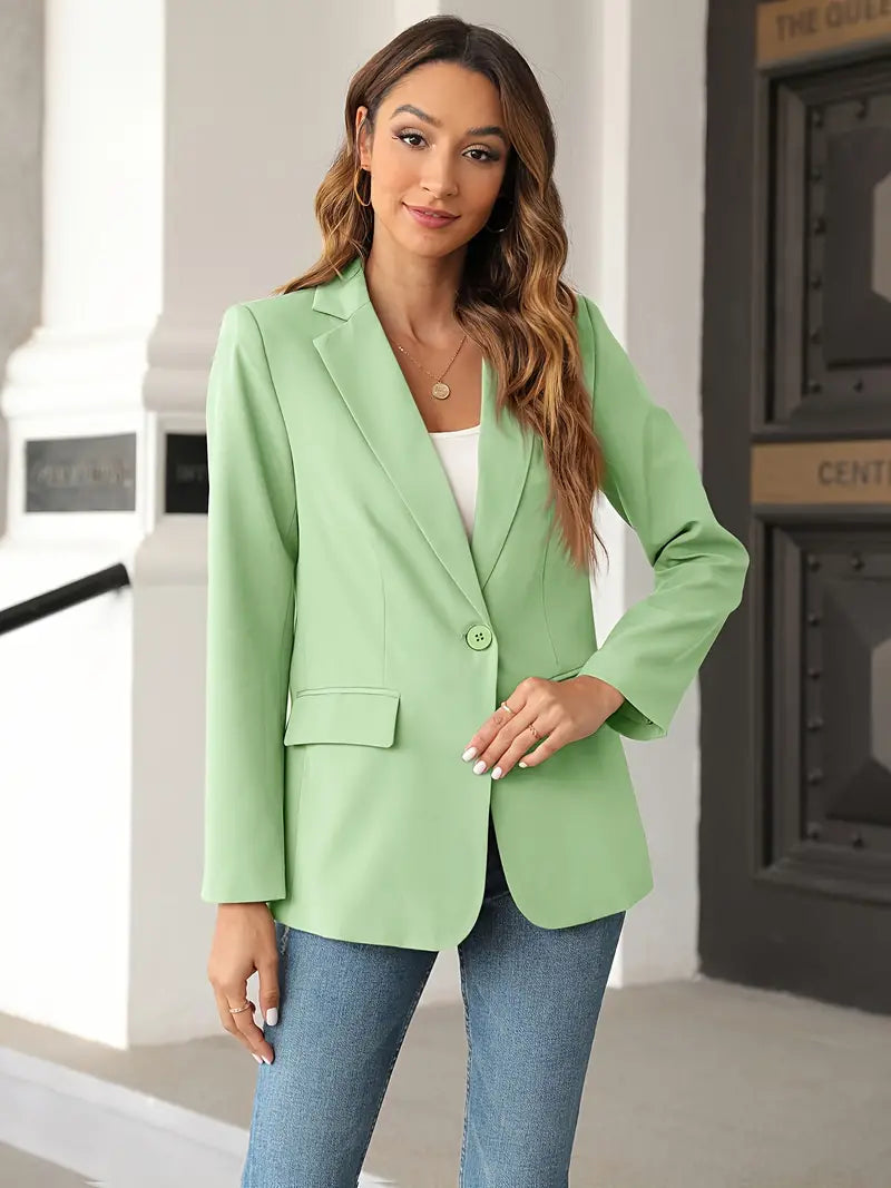 Avelena Damenblazer mit Taschen