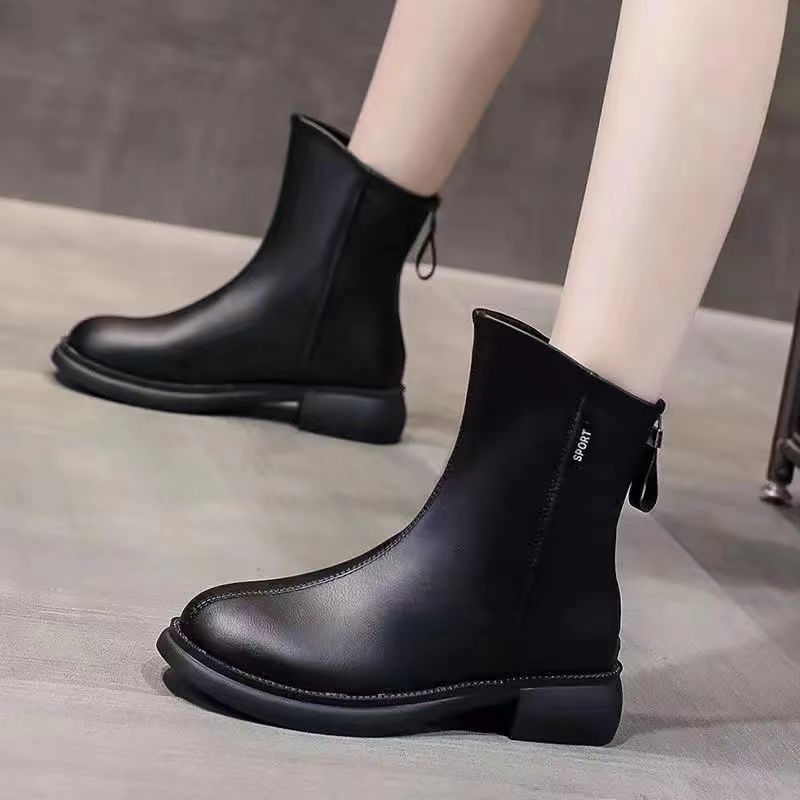 ModeGeist | Vielseitige Winterstiefel mit Reißverschluss Hinten