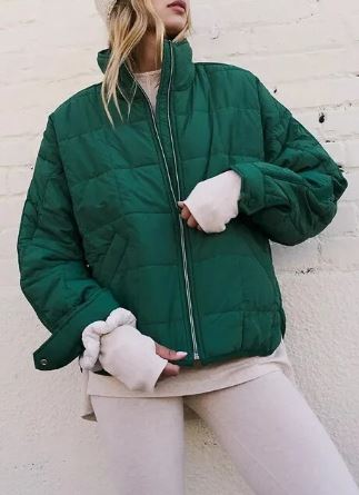ModeGeist | Gepolsterte Jacke mit Stehkragen