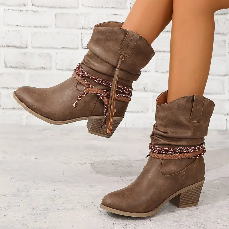 ModeGeist | Rustikale Charme Cowboy Stiefel