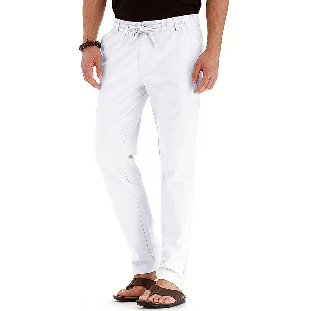 Bequeme Herrenhose im Business-Casual-Stil mit elastischem Bund