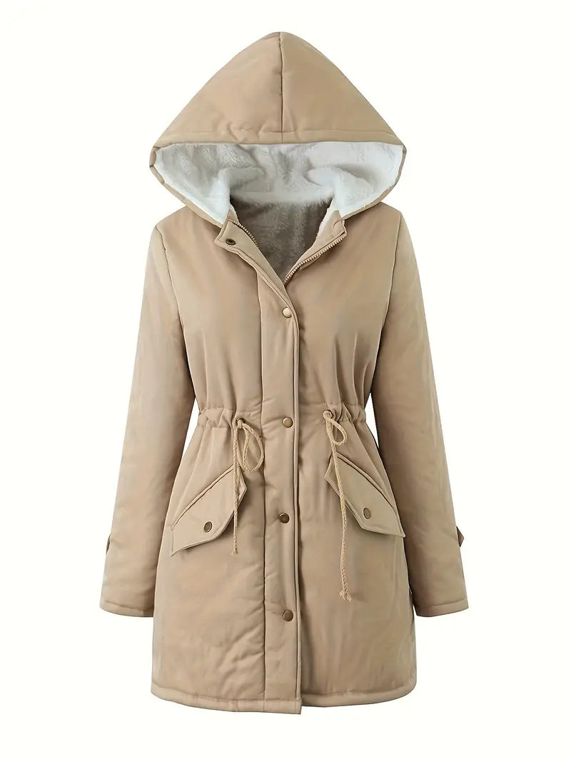 ModeGeist | Gefütterte Parkajacke mit Kapuze Winddicht und Warm Praktisches Design