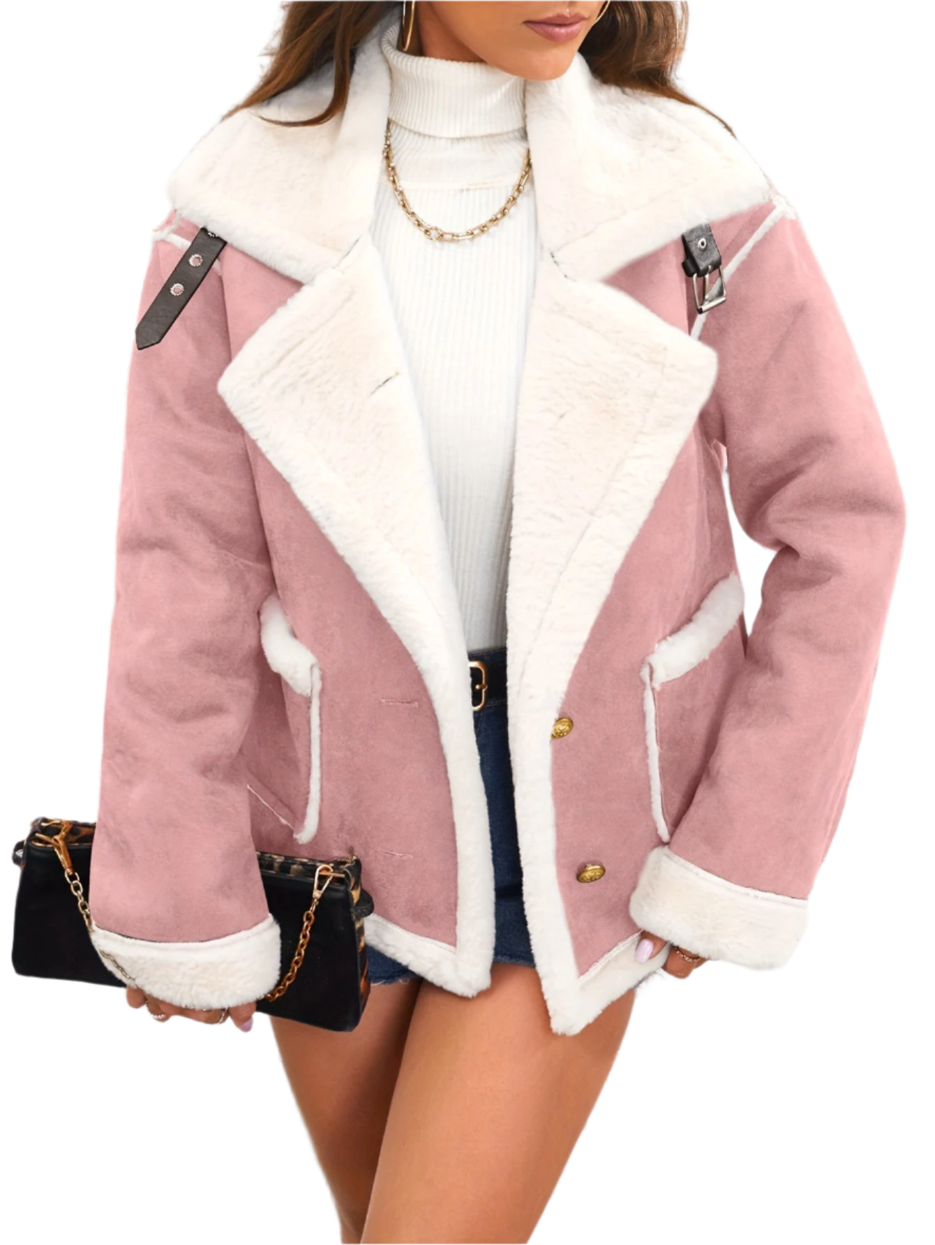 ModeGeist | Elegante Teddy Winterjacke für Damen