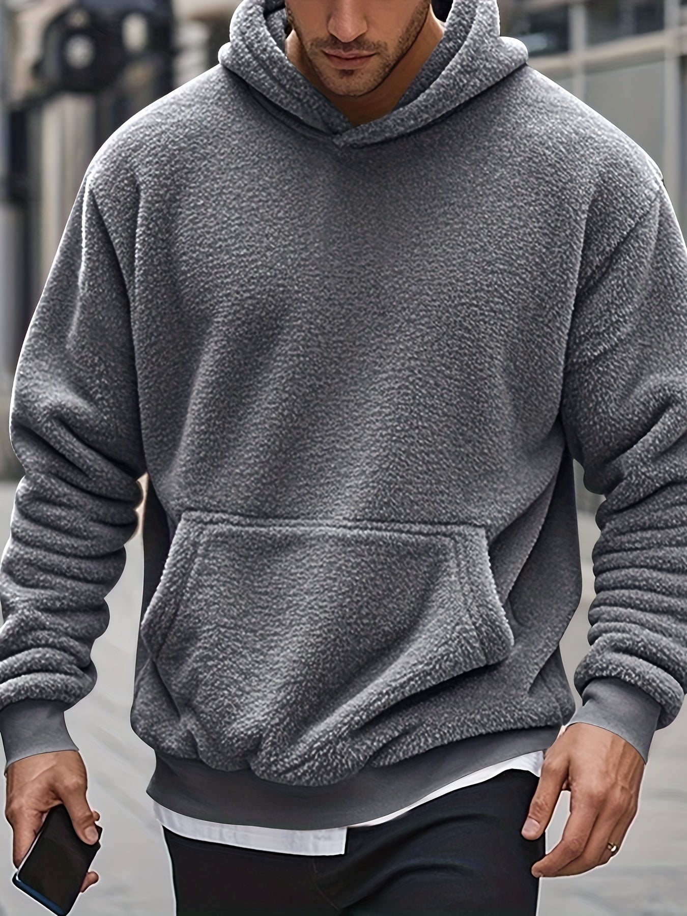 ModeGeist | Weiche Fleece-hoodie Polyester Komfort und Stil