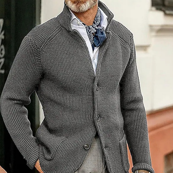 Herren-Blazer im Retro-Patchwork-Stil