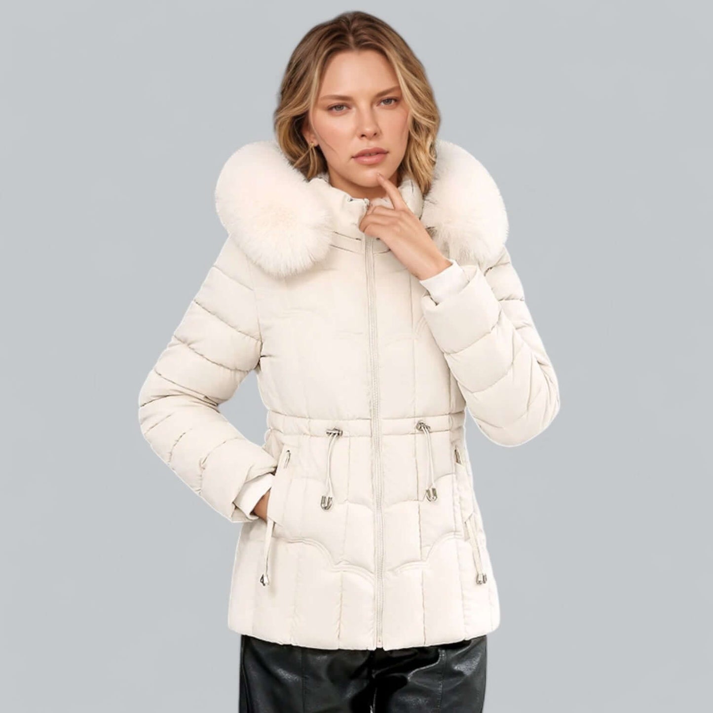 ModeGeist | Damen gepolsterter Parka Mantel