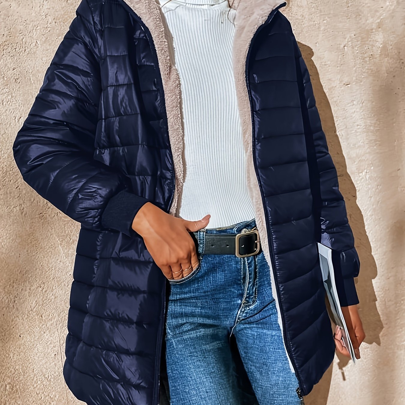 ModeGeist | Fleecegefütterte Zip-Jacke