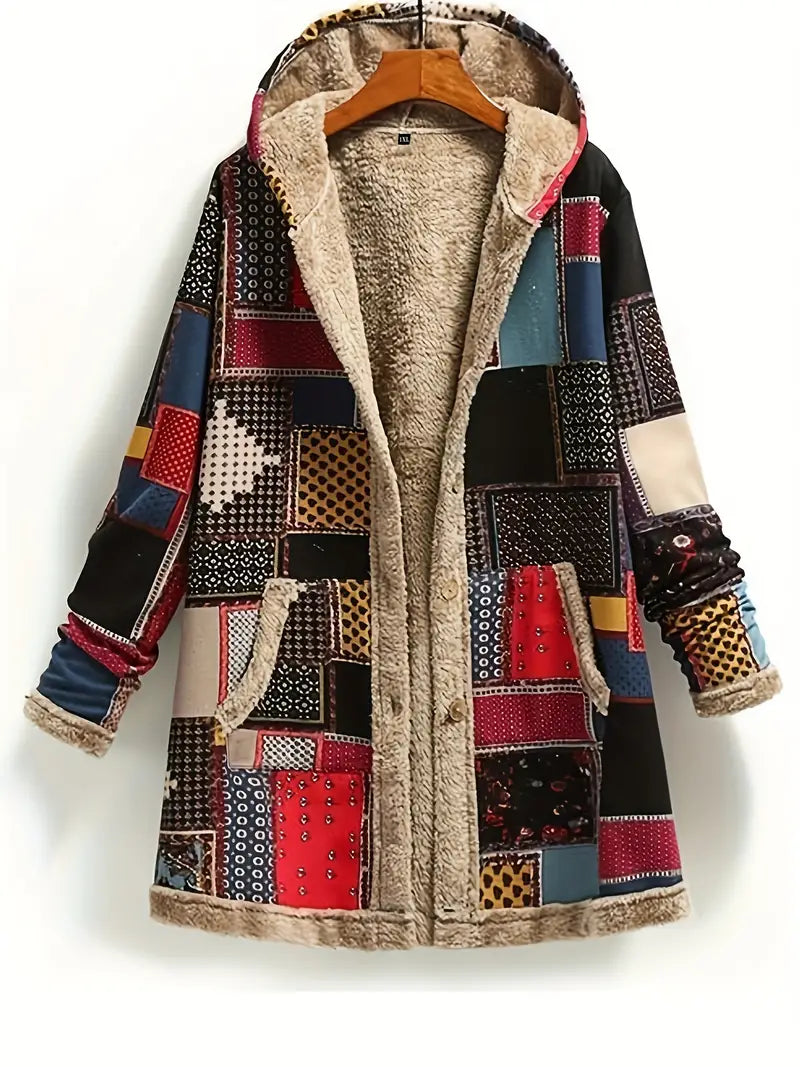 ModeGeist | Retro Patchwork Winterjacke