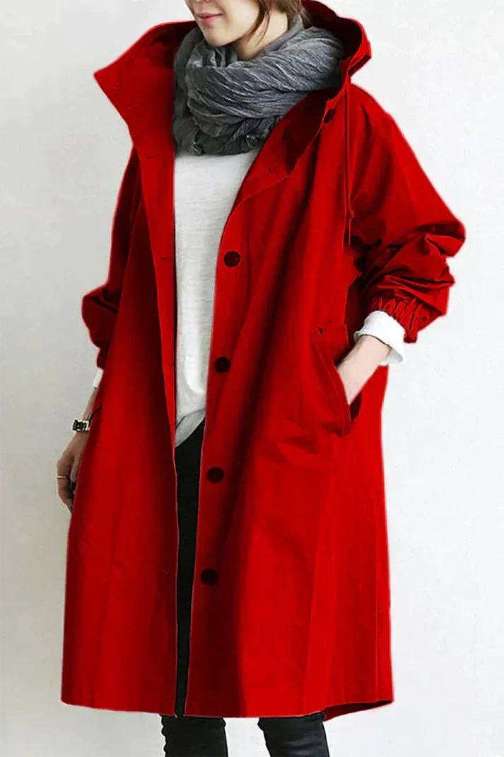 Antonia: Trenchcoat with Hood