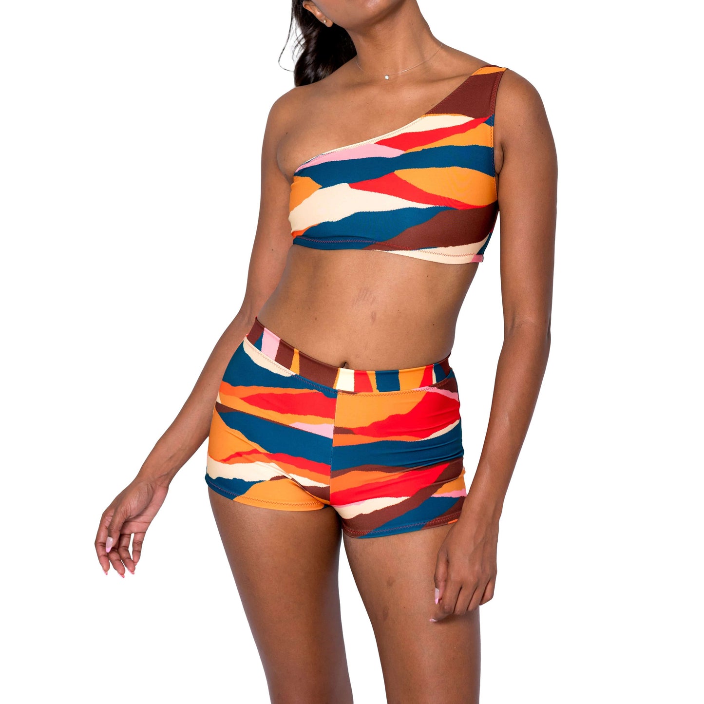 Fudus One-Shoulder Bralette Top