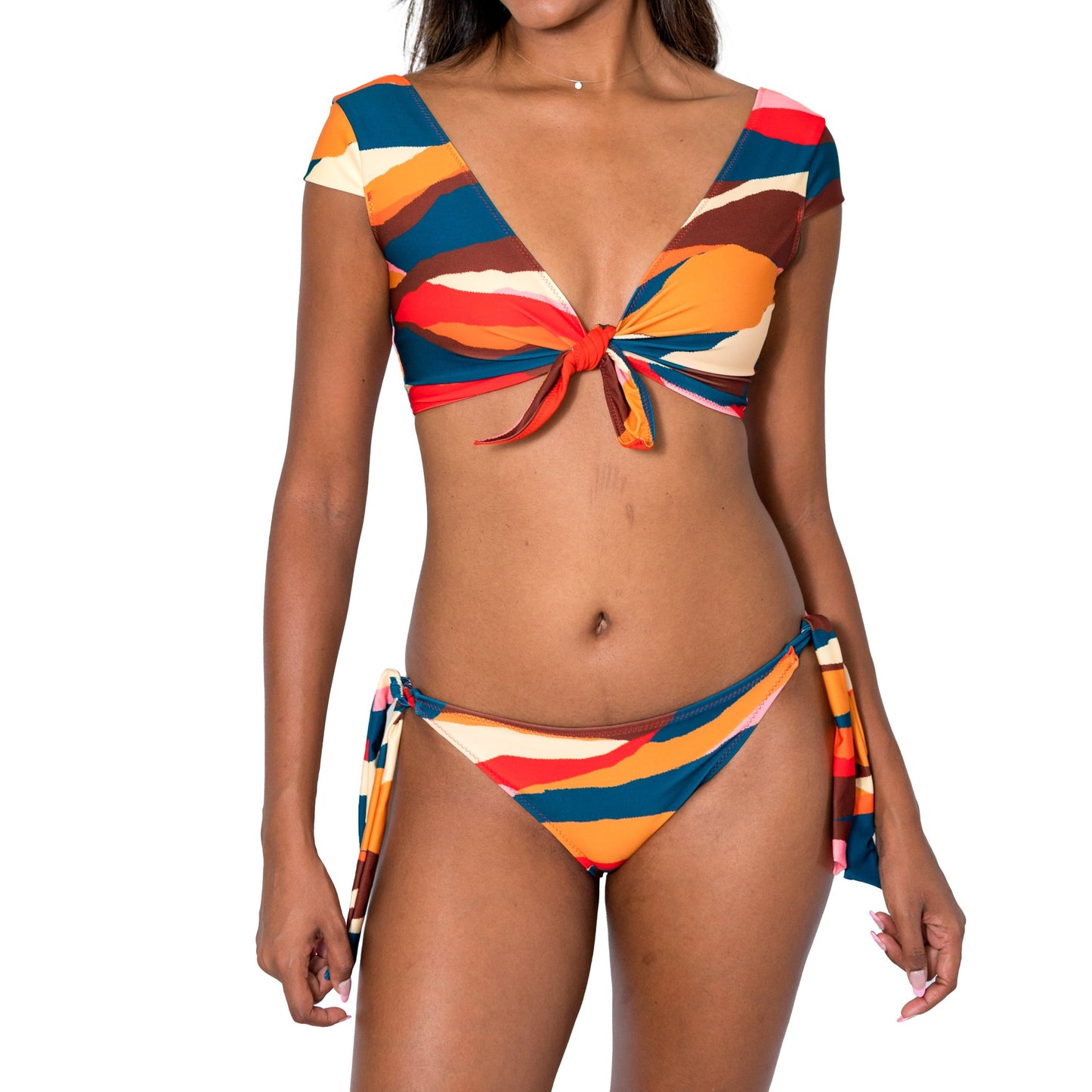 Fudus Wrap Crop Top