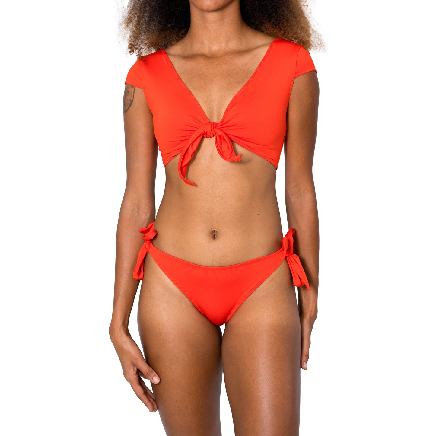 Fudus Wrap Crop Top