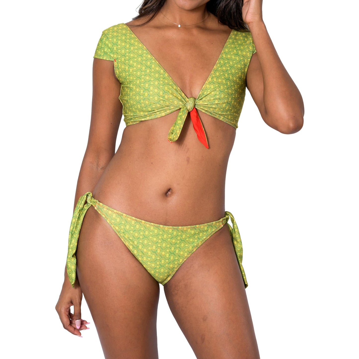 Fudus Wrap Crop Top
