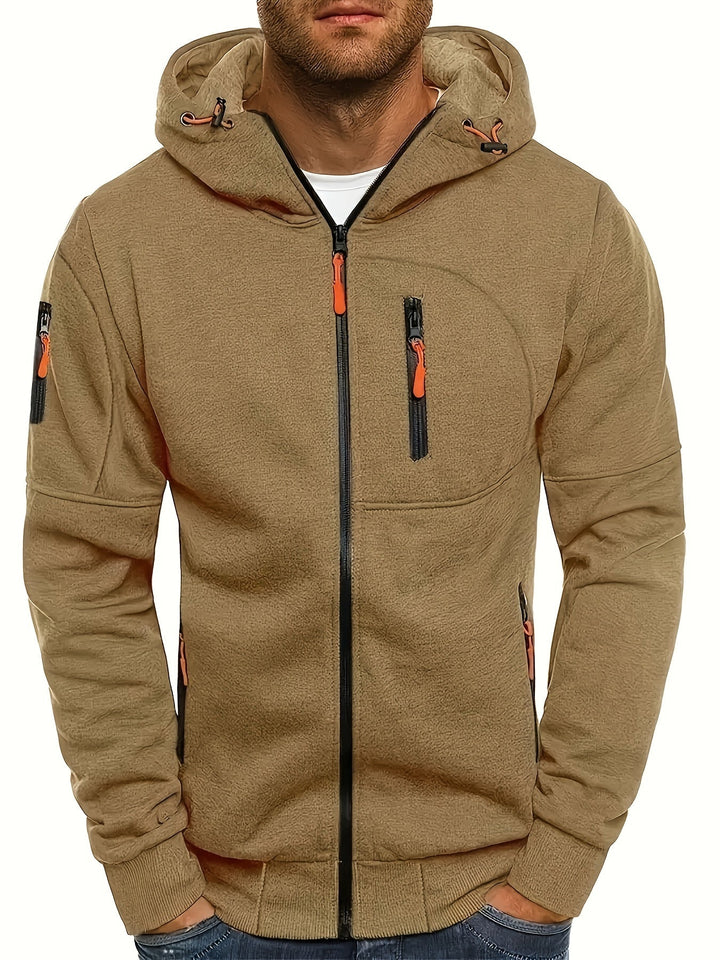 Fudus Reißverschluss-Kapuzenpullover für Sport und Freizeit