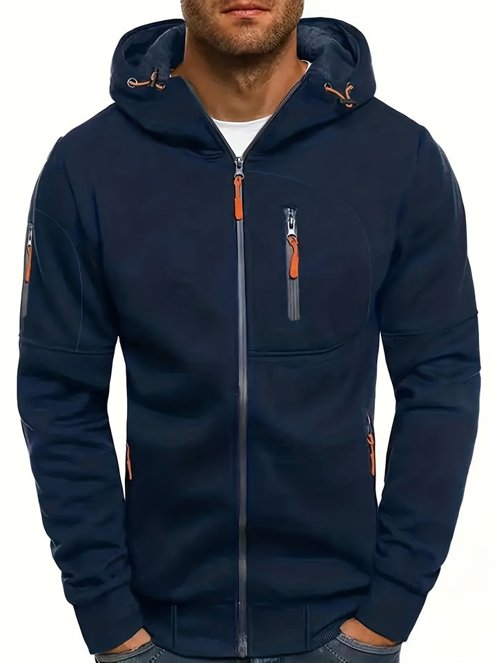 Fudus Reißverschluss-Kapuzenpullover für Sport und Freizeit
