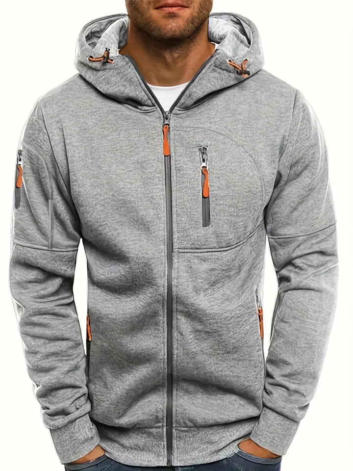 Fudus Reißverschluss-Kapuzenpullover für Sport und Freizeit