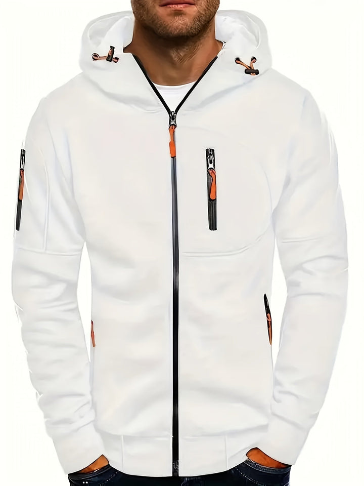 Fudus Reißverschluss-Kapuzenpullover für Sport und Freizeit
