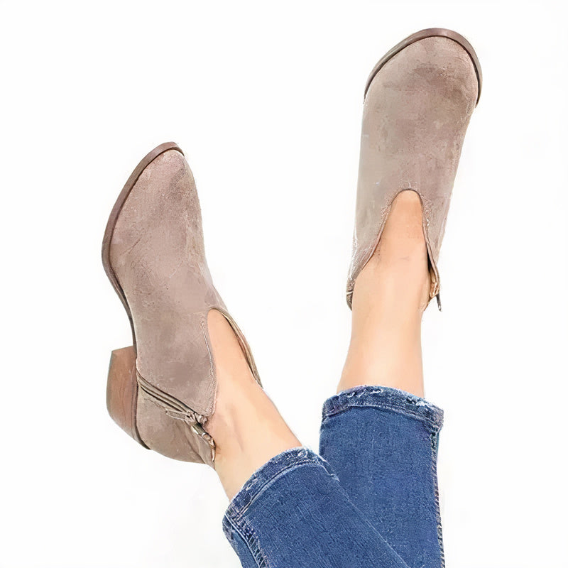 ModeGeist | Winter-Suede- und Nude-Stiefel