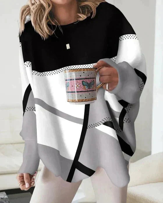 Harriets elegantes Langarm-Shirt