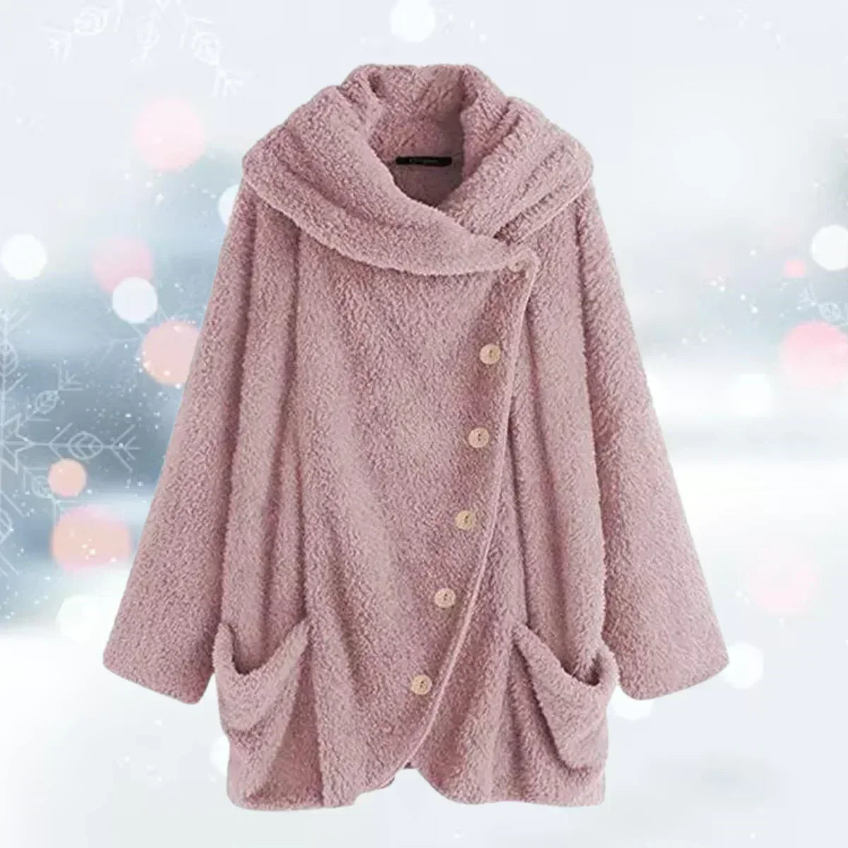 Alessandra:  Trendige Plüschjacke