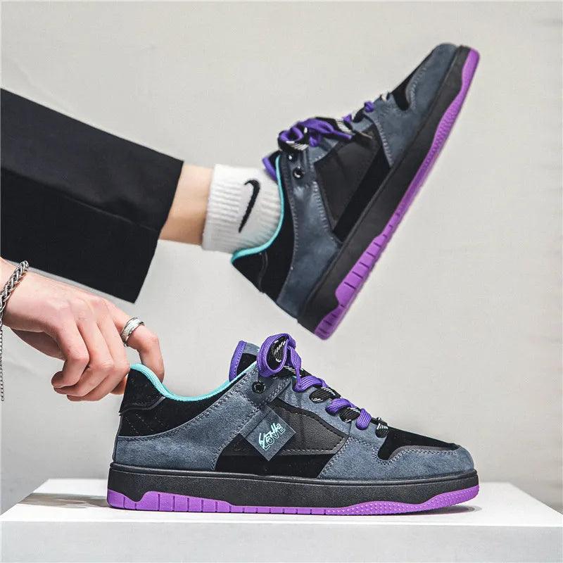 Ryler Low-Top Skate Shoes with Contrast Laces