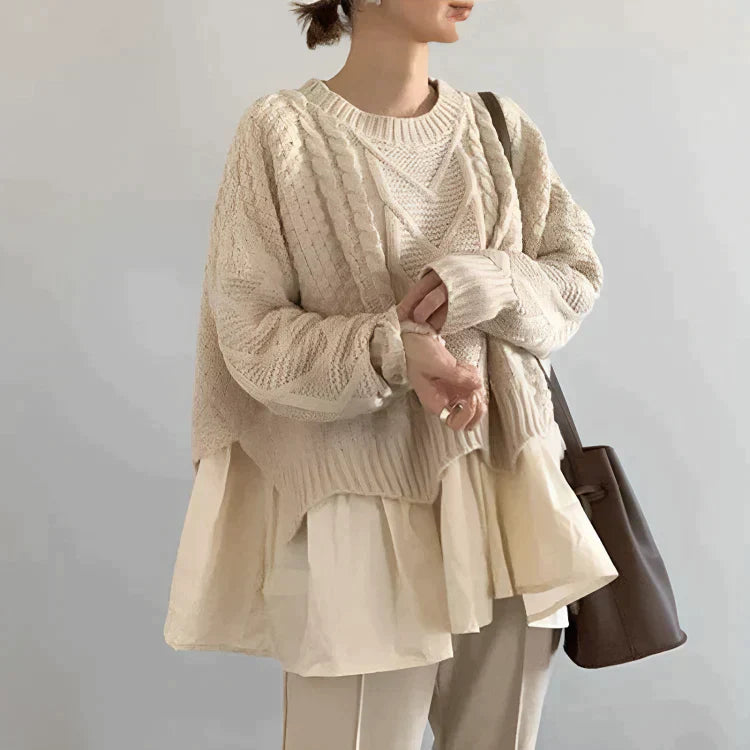 ModeGeist | Pullover Mit Rundhalsausschnitt - ModeGeist