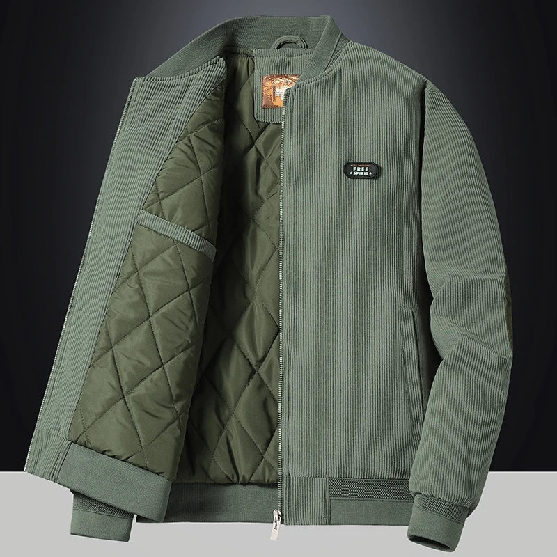 TOBIAS: Steppfutter-Cordjacke