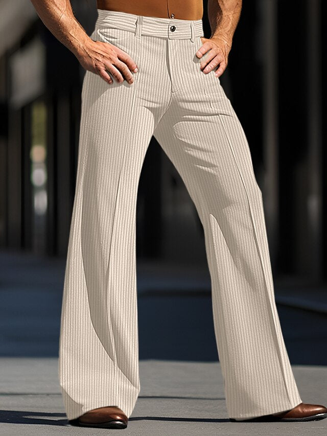 Achille Herren Cordhose mit ausgestelltem Bein