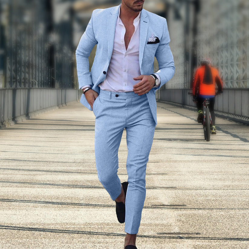 ROLF Anzug: Blazer und schmale Hose