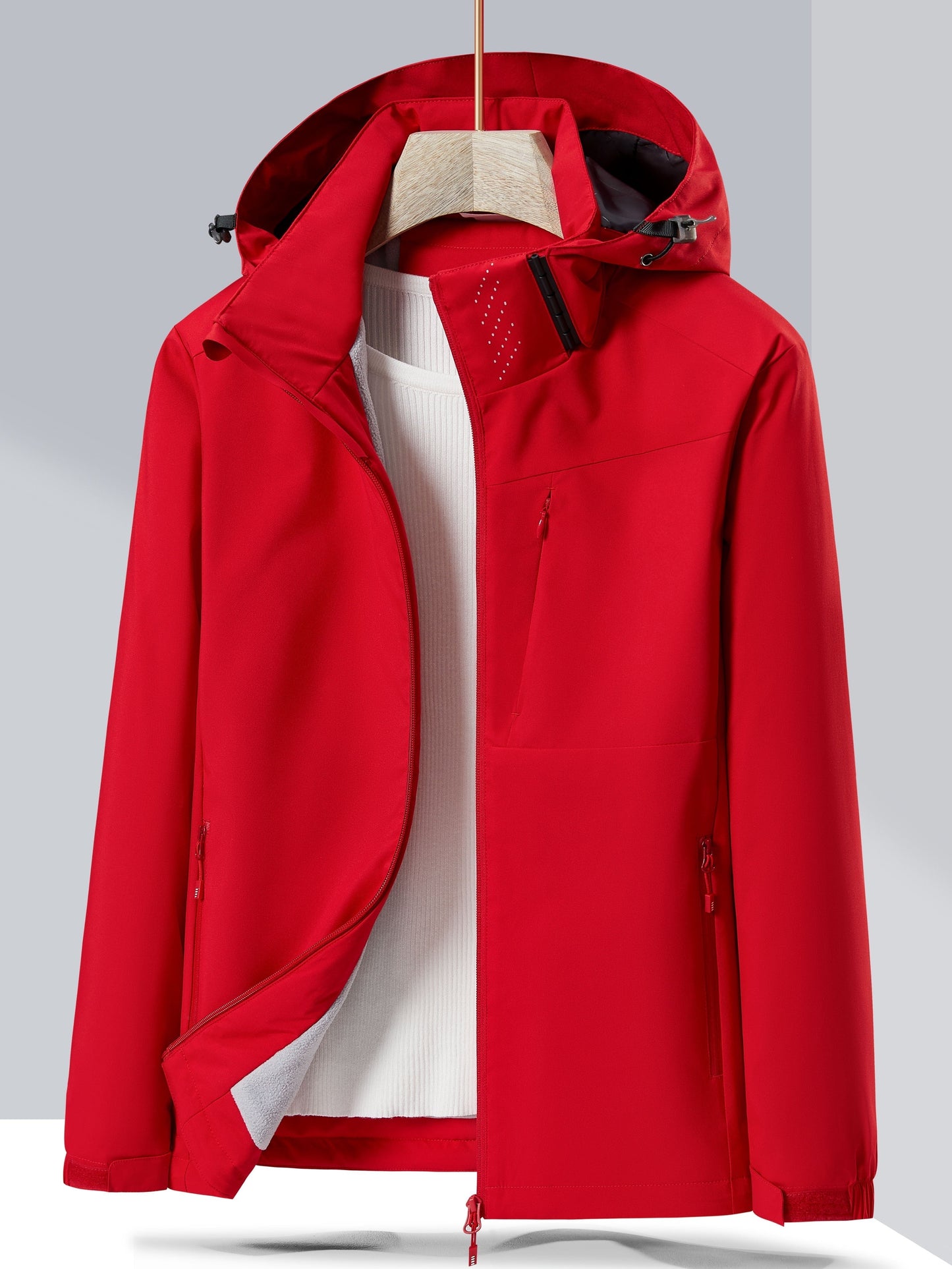 ModeGeist | Wasserdichter Winter-Casual mit Kapuze und Fleece-Futter für Frauen Ideal für Herbst und Winter