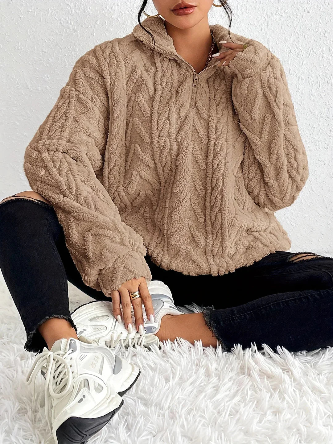 Pullover mit Reissverschluss von IRMA