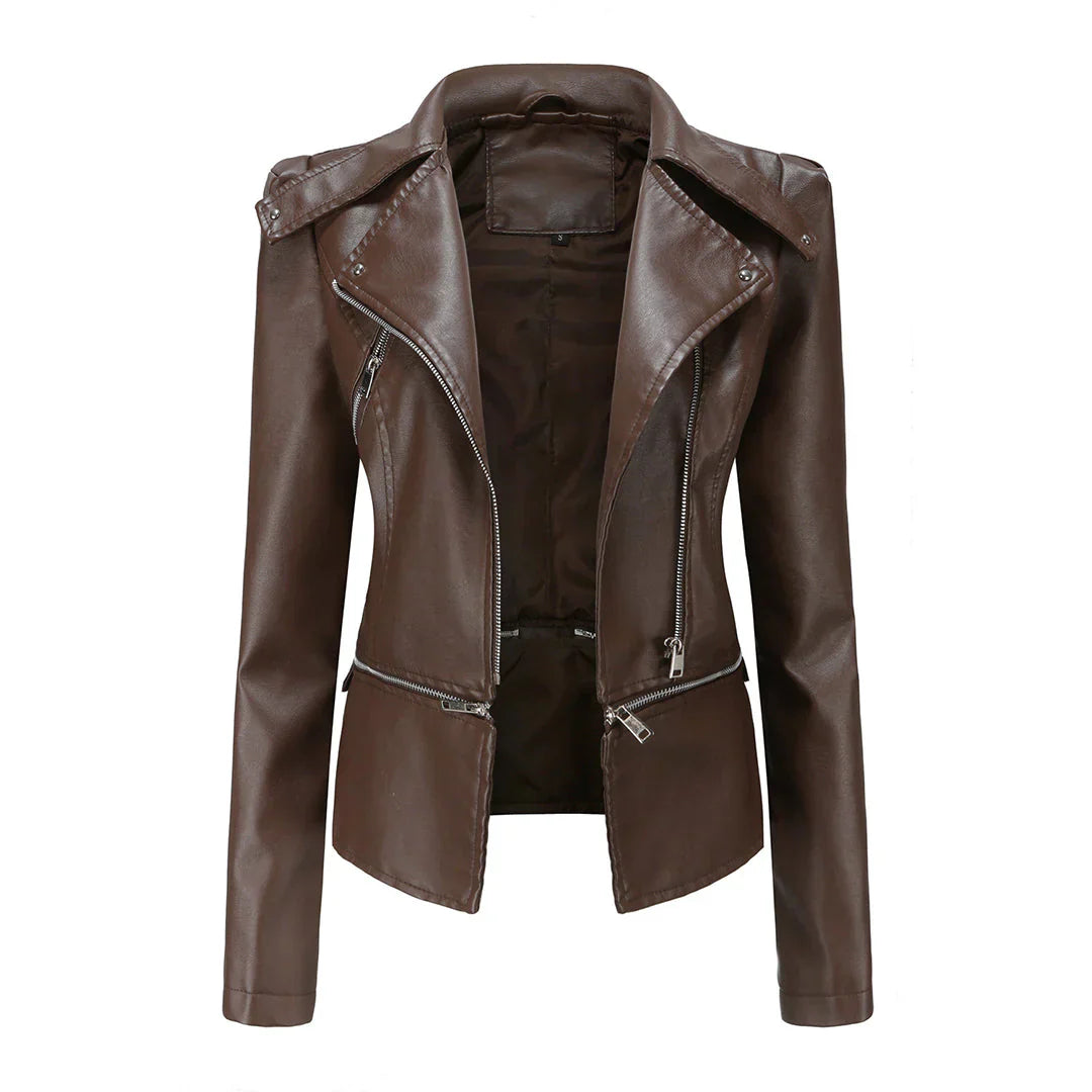 Trendige Lederjacke Modell Esra