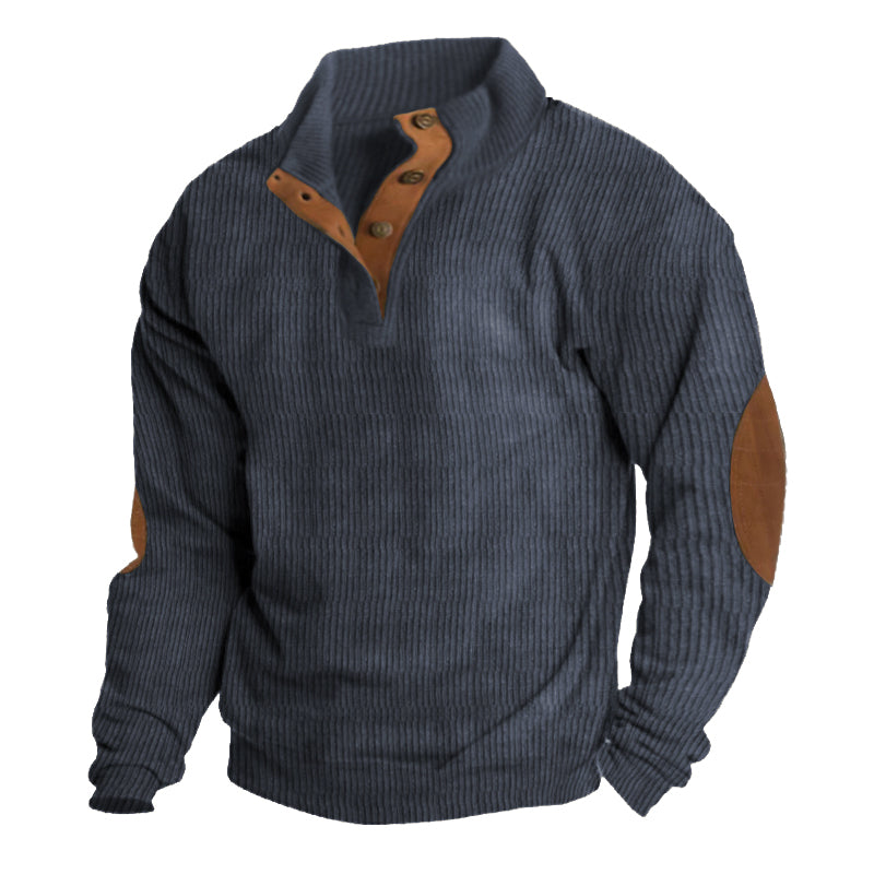 ModeGeist | Herrenpullover mit Knöpfen