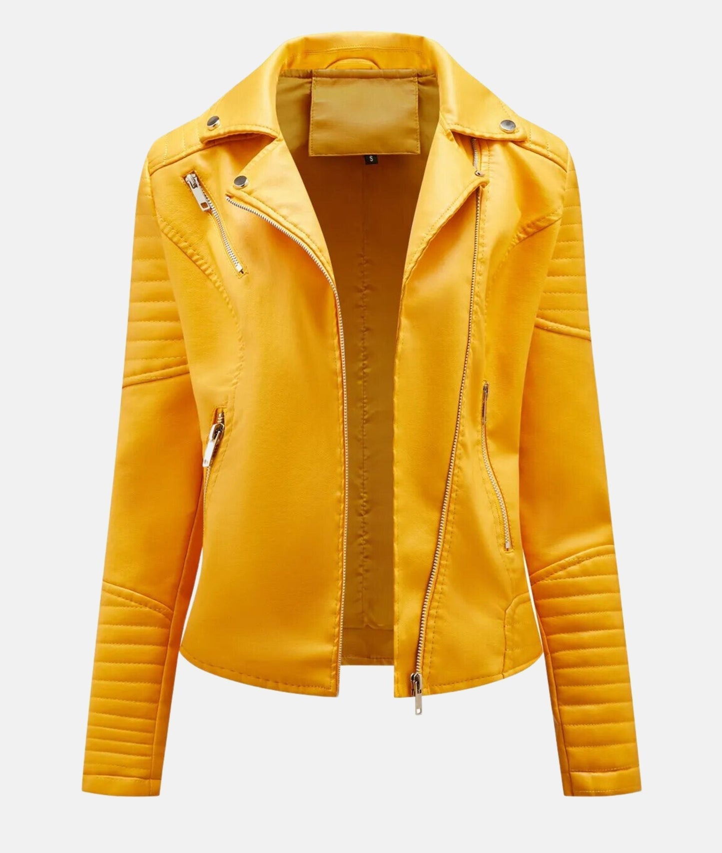 ModeGeist | Damen Kunstleder Bikerjacke
