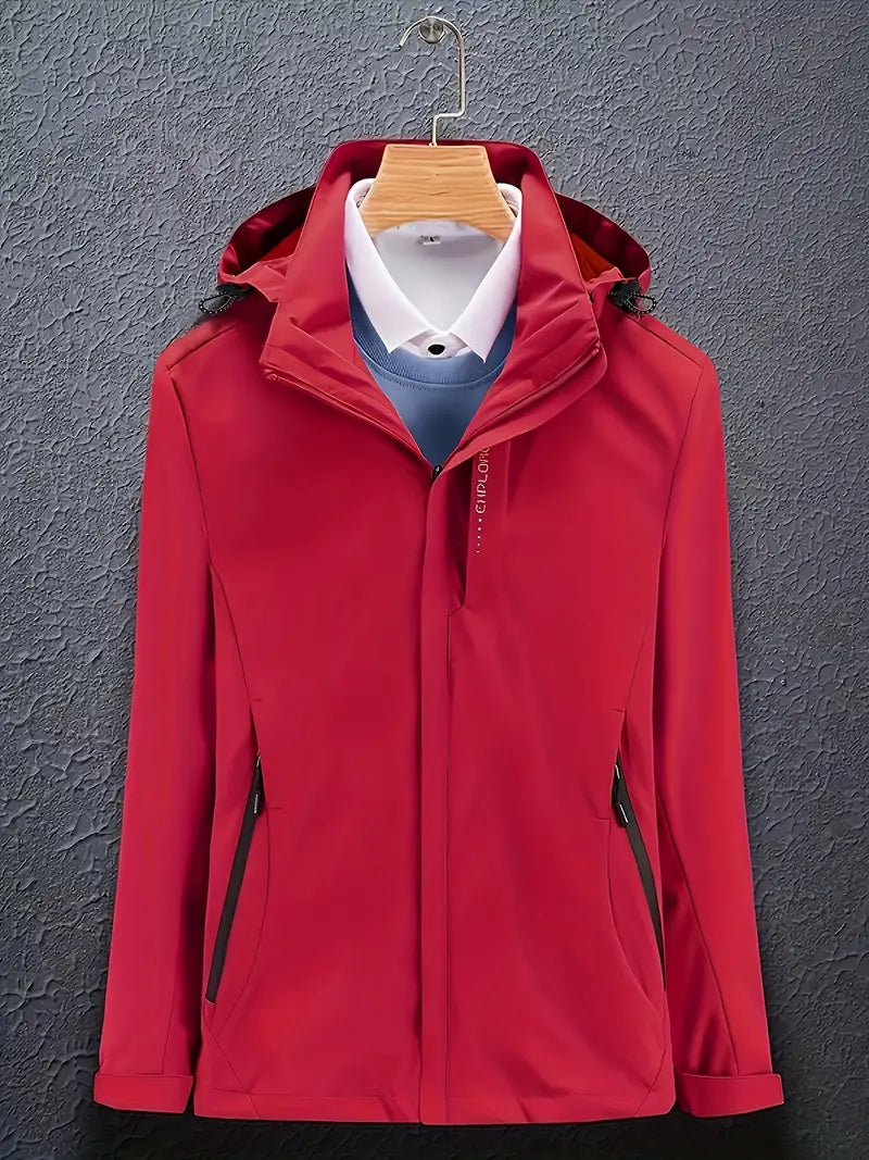 ModeGeist | Stylische Skijacke mit Kapuze Langarm