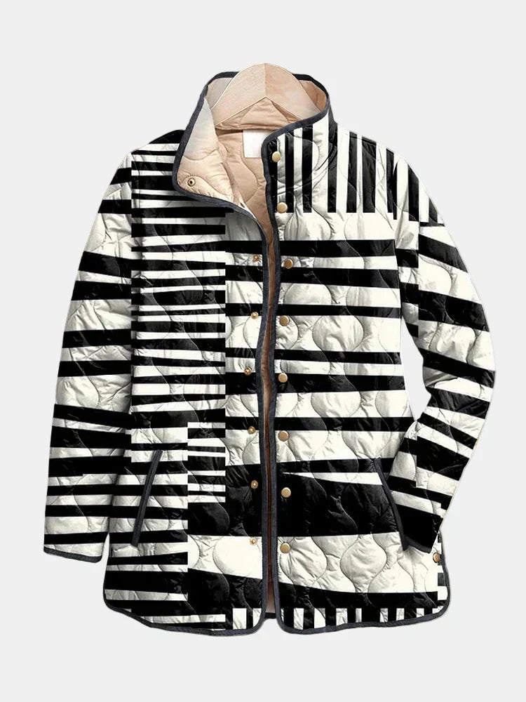 MODEGEIST Damen Steppjacke Leicht Casual Übergang