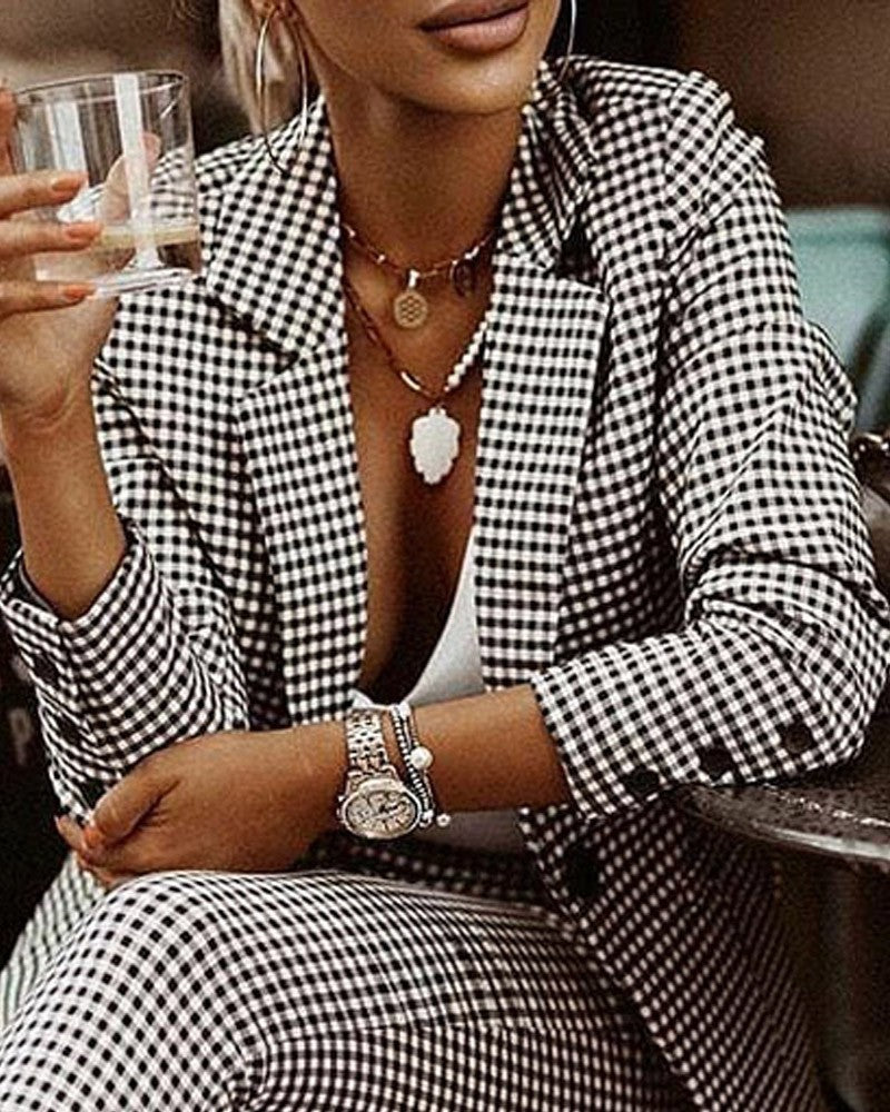 Avelena Blazer and Trousers Set