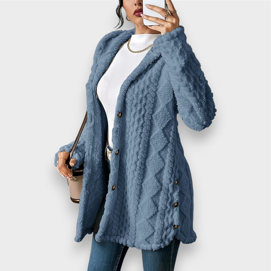 ModeGeist | Plüsch-Hoodie-Cardigan-Pullover